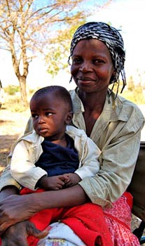 Patients at Mgululu Clinic